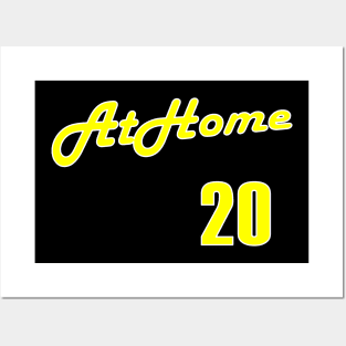 At Home 2020 Baseball Jersey Posters and Art